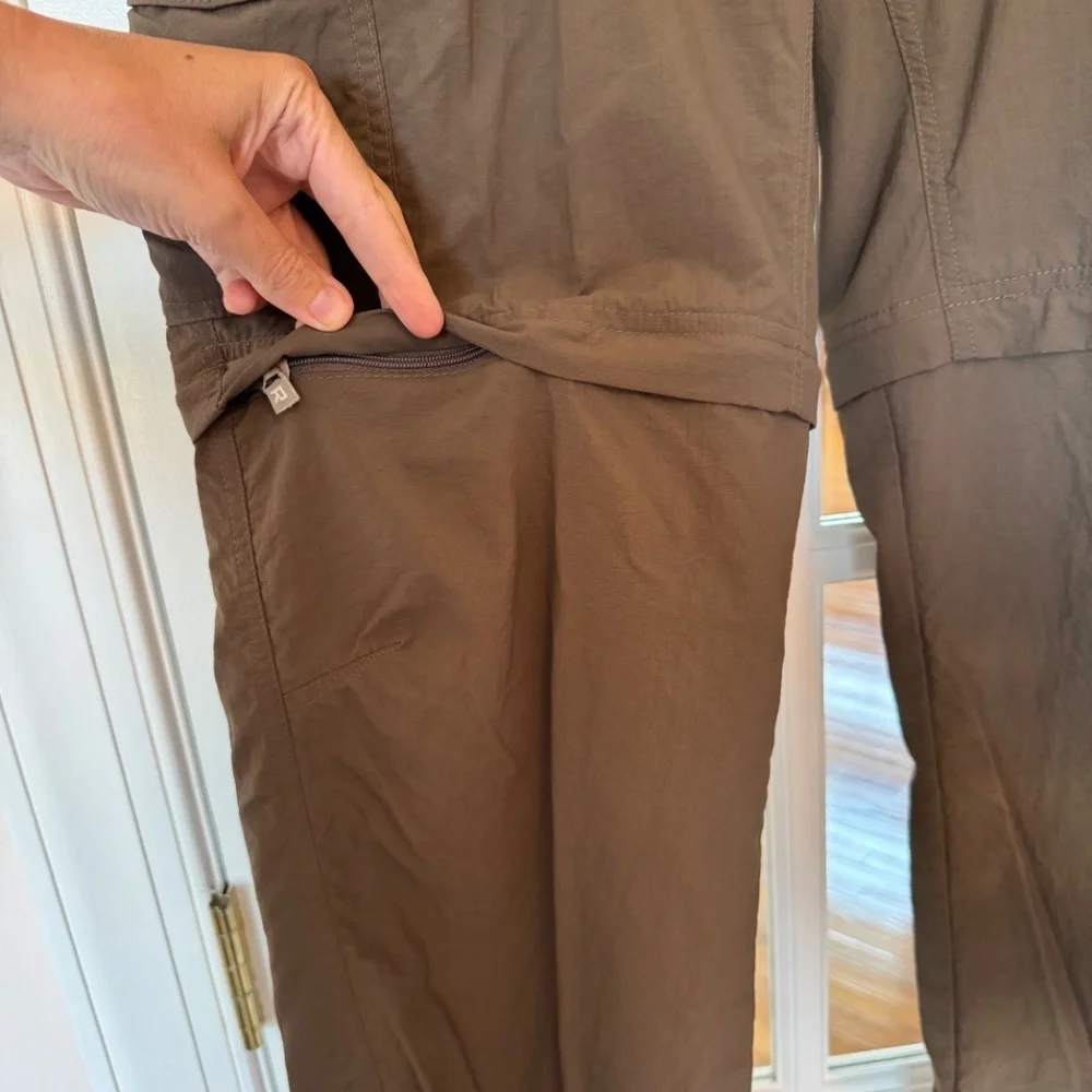 Columbia Men's Convertible Cargo Pant, Brown, Size 36X30 - Picture 4 of 4